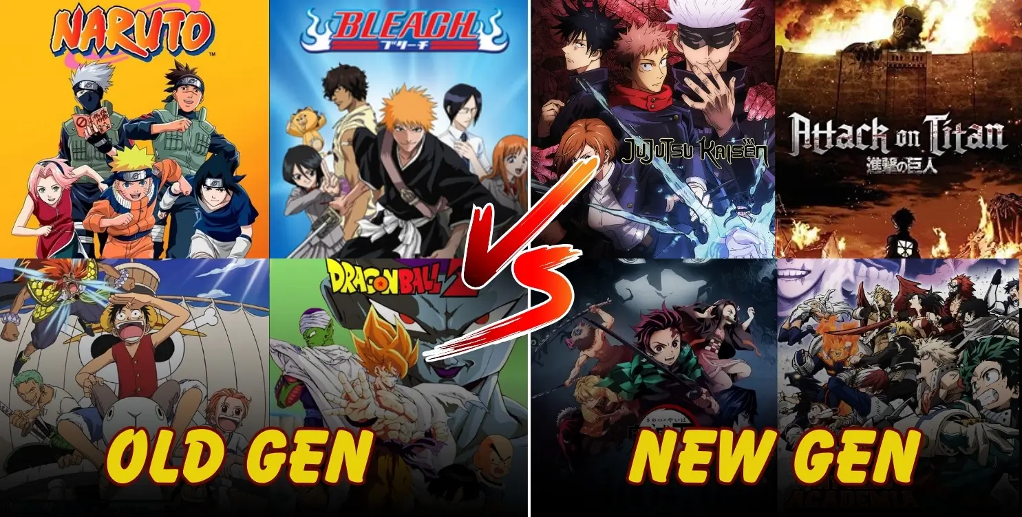 Old Gen VS New Gen Anime – Anime Tribee